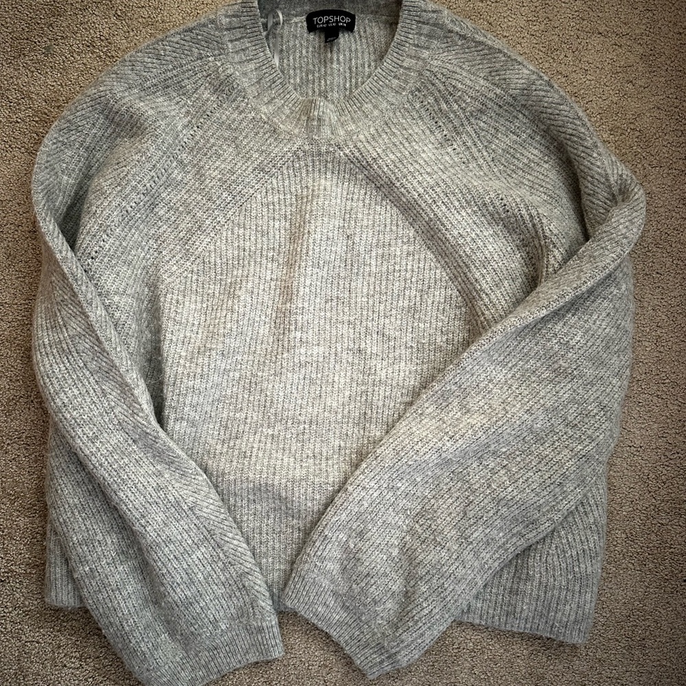 Topshop Gray Sweater